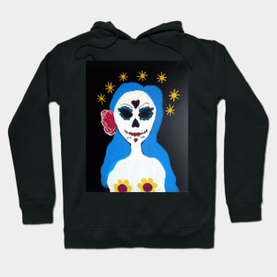 Cosmic Sugar Skull Girl Hoodie